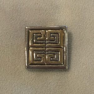 Signed Givenchy Vintage Logo Clip Earring Accessory